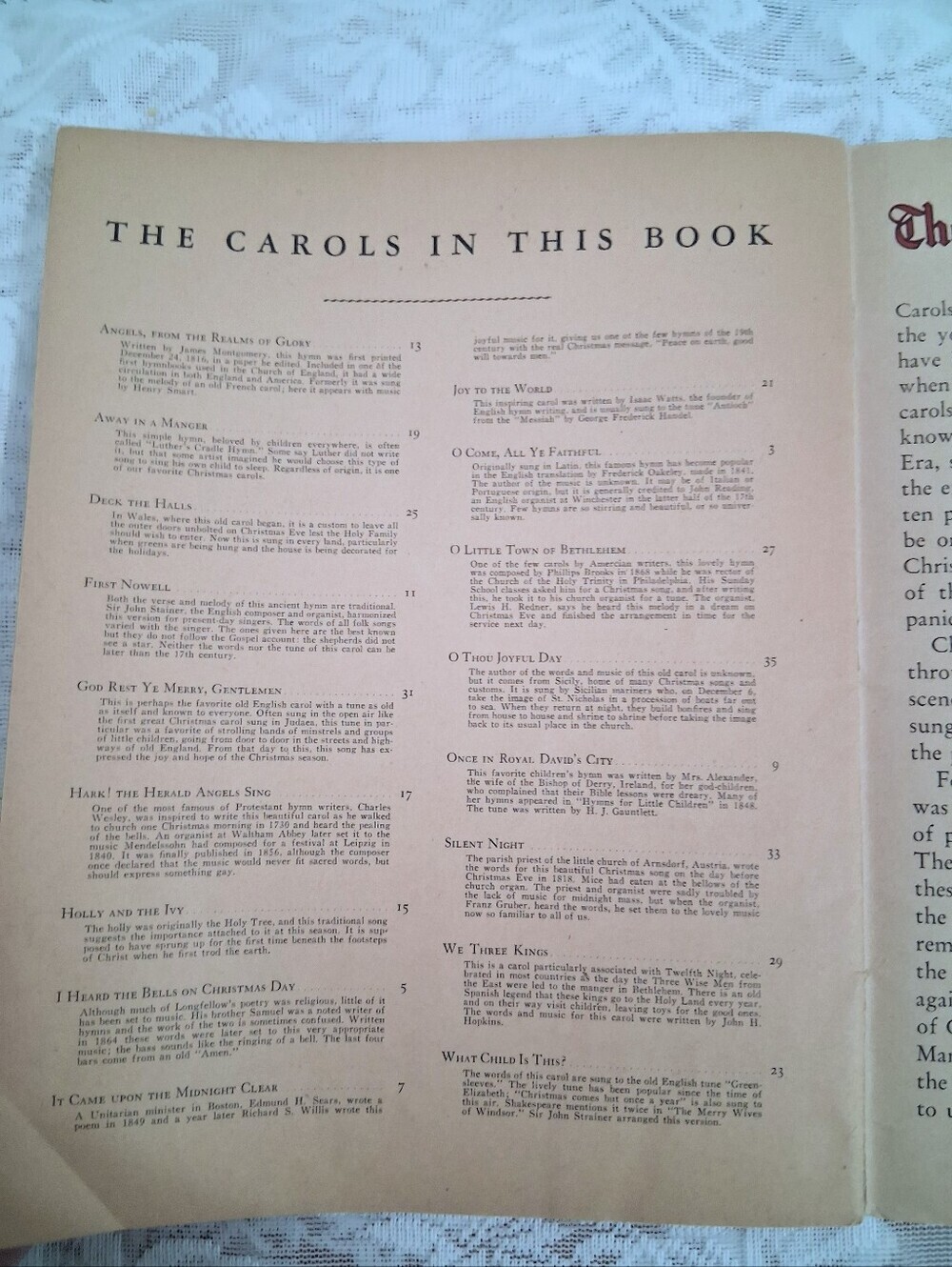 Vintage Whitman Christmas Carols Illustrated Music Books Voice Piano Guitar - Picture 6 of 16